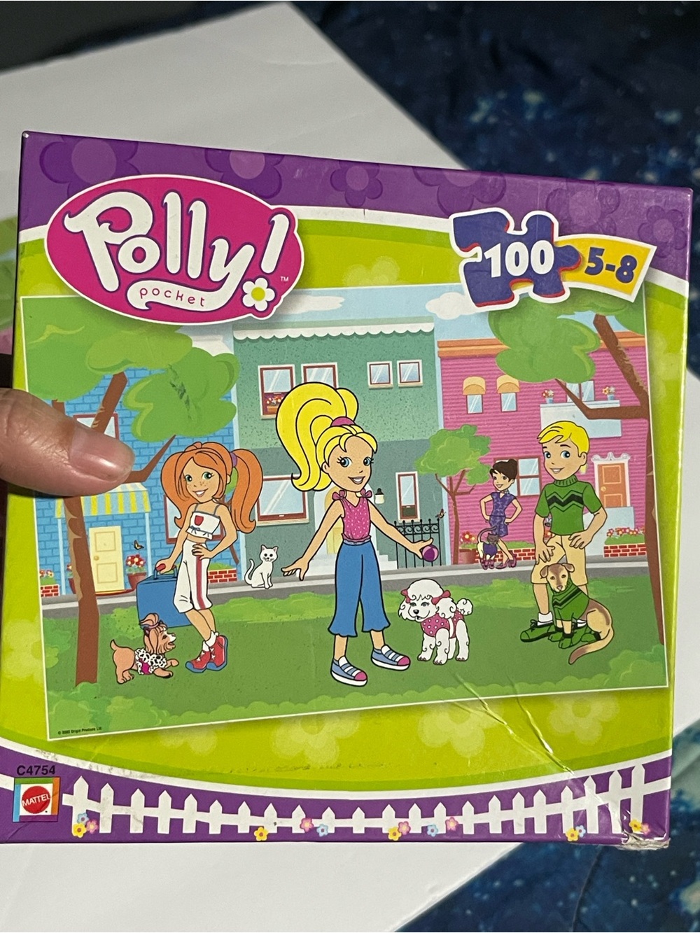 Vintage Polly Pocket Puzzle 100 Piece 2003 Mattel Street Scene 100% Complete Y2K